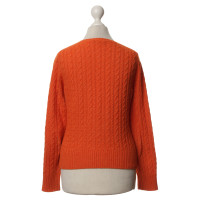 Theory Wool Sweater in Orange