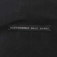 Alessandro Dell'acqua Giacca/Cappotto in Cotone in Nero