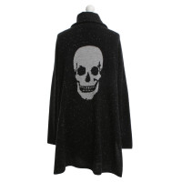 Skull Cashmere Sweater in black