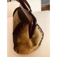 Maliparmi Handtasche aus Wildleder in Oliv