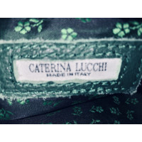 Caterina Lucchi Schoudertas Leer in Groen