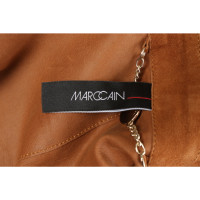 Marc Cain Jacket/Coat Suede in Brown