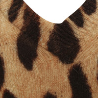 Dolce & Gabbana Cashmere sweater with animal print