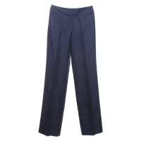 Escada Paire de Pantalon en Soie en Bleu