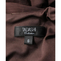 Tadashi Shoji Kleid aus Seide in Braun