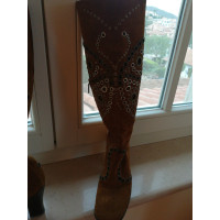 Dolce & Gabbana Stiefel aus Wildleder in Braun