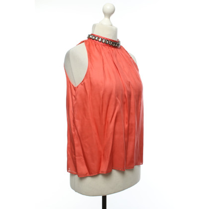 Moschino Top Silk in Red