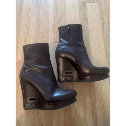 Jil Sander Ankle boots Leather in Brown