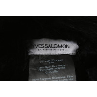 Yves Salomon Jacke/Mantel aus Pelz in Schwarz