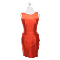 Reiss Dress Silk in Orange
