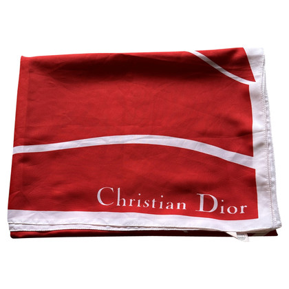 Christian Dior Echarpe/Foulard en Rouge