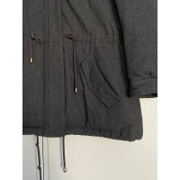 Iq Berlin Jacke/Mantel aus Wolle in Grau