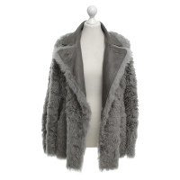 Acne Lamb fur jacket in grey
