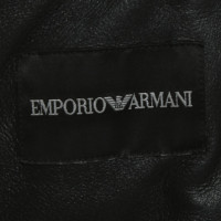 Armani Jeans Padded suede jacket
