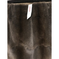 Liska Skirt Fur in Brown