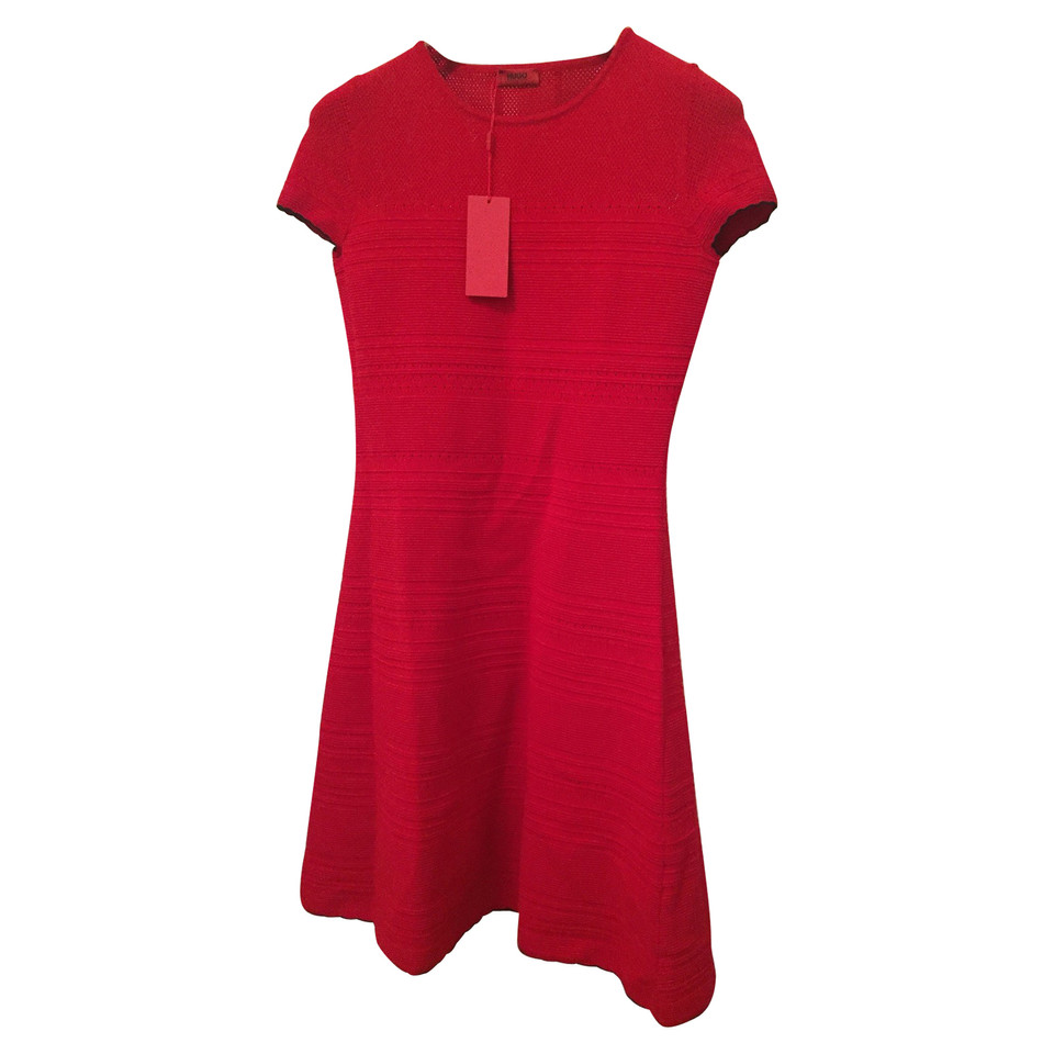 Hugo Boss Viscose jurk in rood