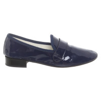 Repetto Mocassini/Ballerine in Pelle verniciata in Blu