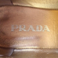 Prada Red lace-up shoes 