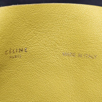 Céline Tote Bag aus Leder in Gelb