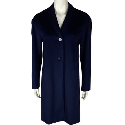 Strenesse Jacke/Mantel aus Wolle in Blau