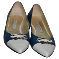 Luciano Padovan lederen ballerina flats