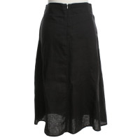 Max Mara Linen skirt in black