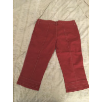 Moschino Trousers Cotton in Red