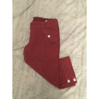 Moschino Trousers Cotton in Red