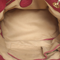 Lancel Shopper Leather in Fuchsia