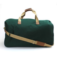 Lancel Reisetasche aus Canvas in Grün