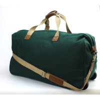 Lancel Travel bag Canvas in Green