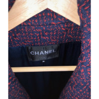 Chanel Jas/Mantel Wol in Bordeaux