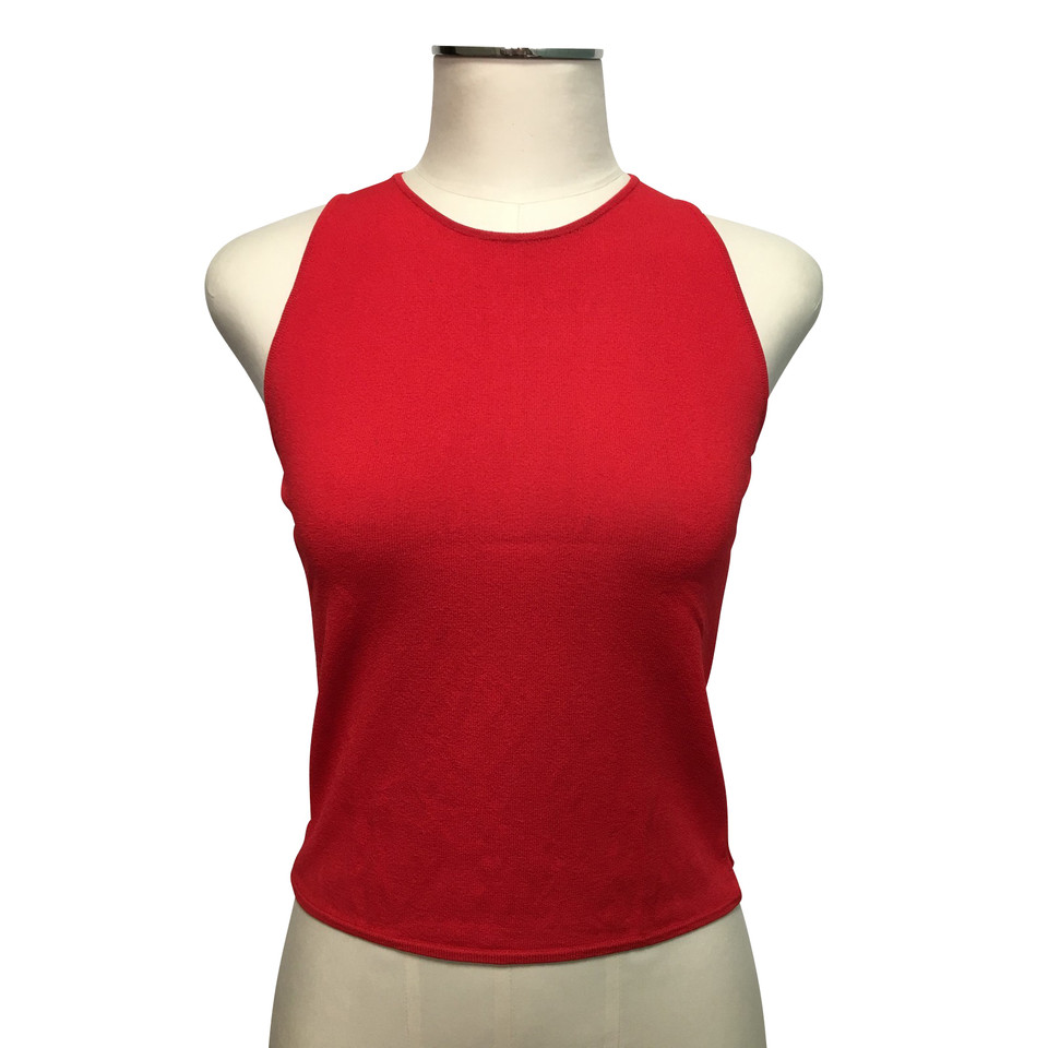 Gianni Versace Stricktop in red