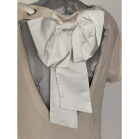Elisabetta Franchi Kleid aus Baumwolle in Weiß