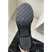 Chanel Laarzen Leer in Zwart