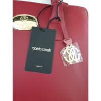 Roberto Cavalli Shoulder bag Leather in Bordeaux