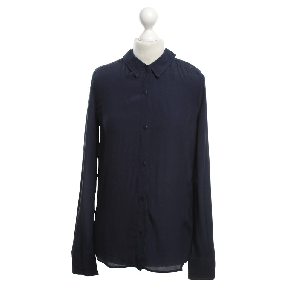 Closed Blouse in blauw