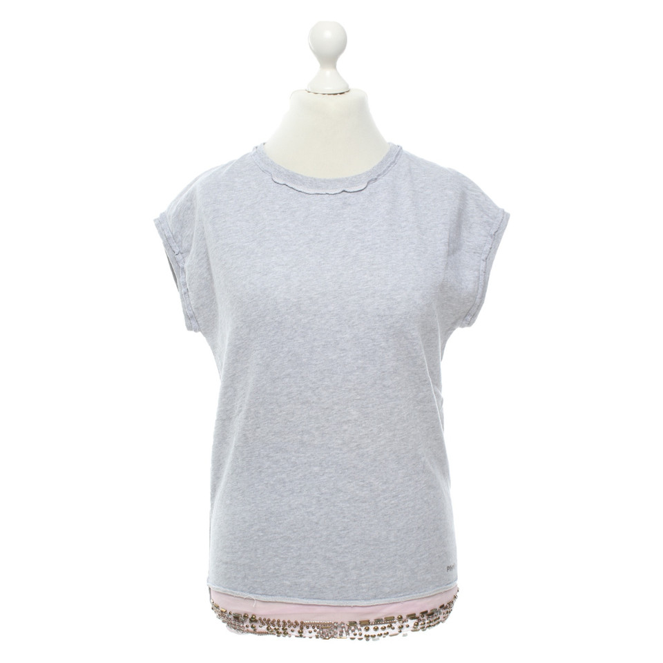 Pinko Top Cotton in Grey