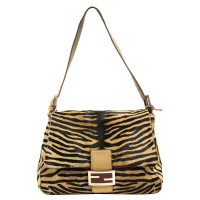 Fendi Schultertasche mit Animalprint