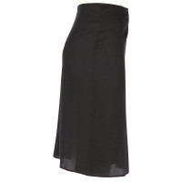 Miu Miu Silk skirt in black