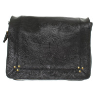 Jerome Dreyfuss Black Leather Satchel