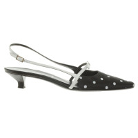 Escada pumps with dot pattern