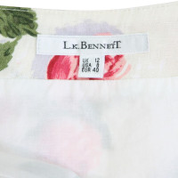 L.K. Bennett Floral linen skirt