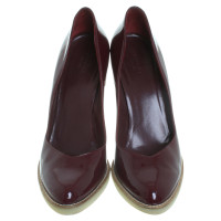 Gucci Burgundy pumps patent leather