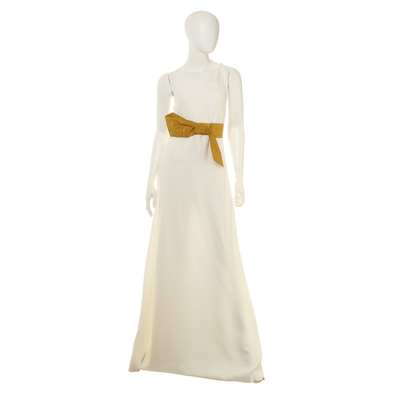 Chloé Maxi dress in white with loop