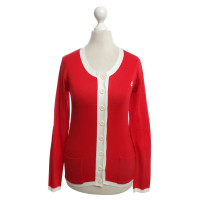 Sonia Rykiel Knit cardigan in red / white