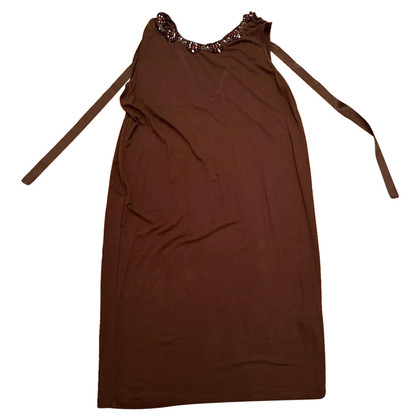 Twin Set Simona Barbieri Dress Viscose in Brown