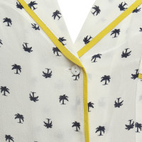 Max & Co camicetta di seta con PalmPrint