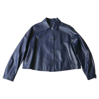 Prada Leather jacket in blue