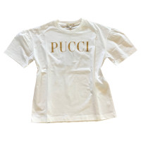 Emilio Pucci Top en Coton en Blanc